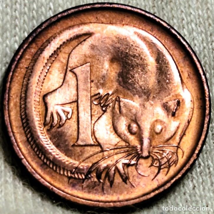 Alte M&uuml;nzen aus Ozeanien: Australia 1 Cents 1990 Sin Circular (SC) Bronce Lote 2397