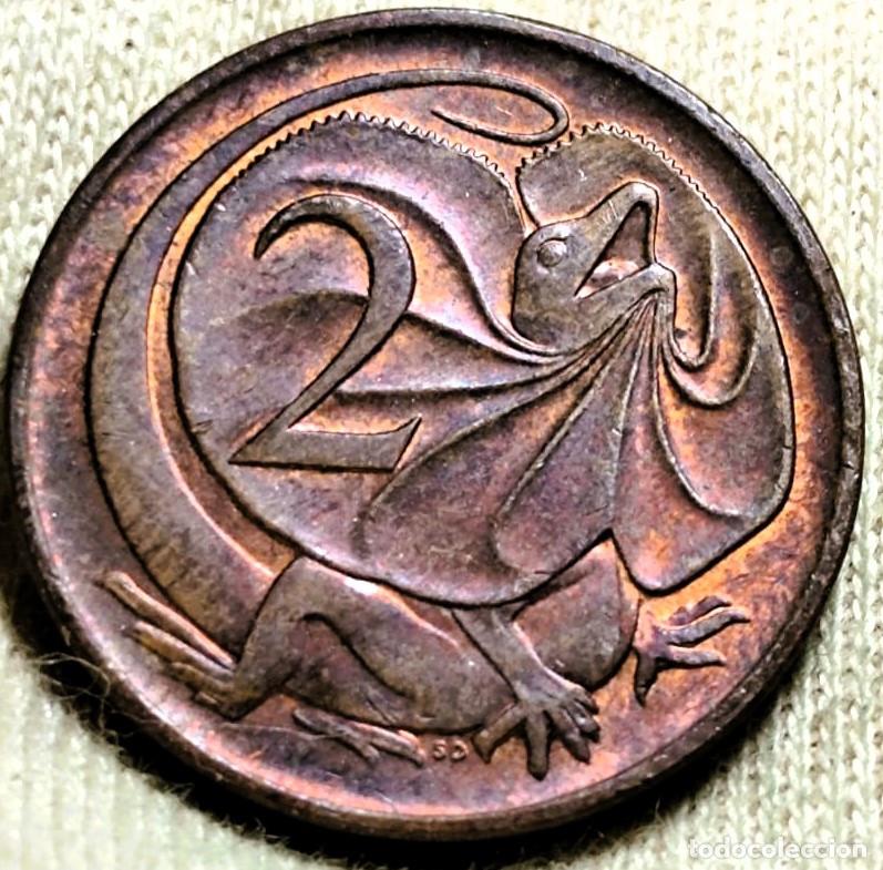 Alte M&uuml;nzen aus Ozeanien: Australia 2 Cents 1989 Sin Circular (SC) Bronce Lote 2437