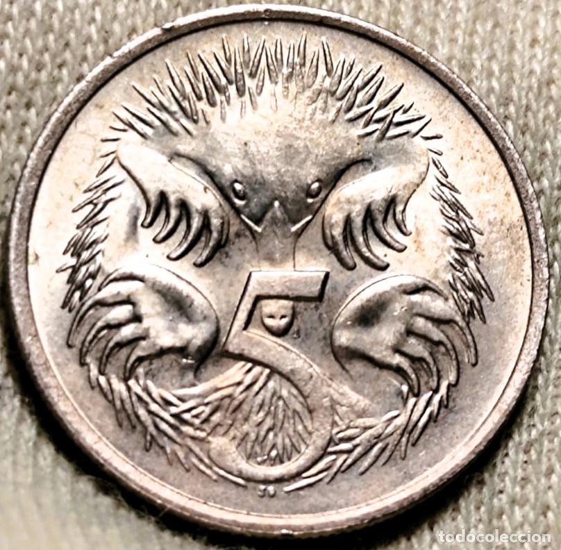 Old Coins of Oceania: Australia &ndash; 5 Cents 1979 &ndash; Sin Circular (SC) &ndash; Cupro-N&iacute;quel &ndash; Lote 2438