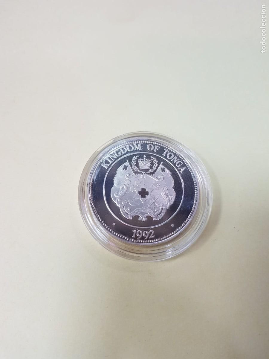 Monedas antiguas de Ocean&iacute;a: TONGA-1 PA&acute;ANGA -1992- 1 ONZA