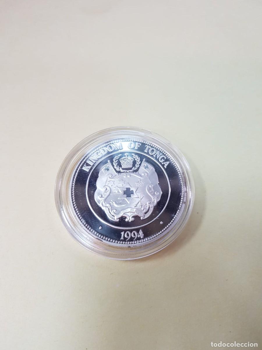 Monedas antiguas de Ocean&iacute;a: TONGA-1 PA&acute;ANGA-1994-1 ONZA-PLATA 0,999