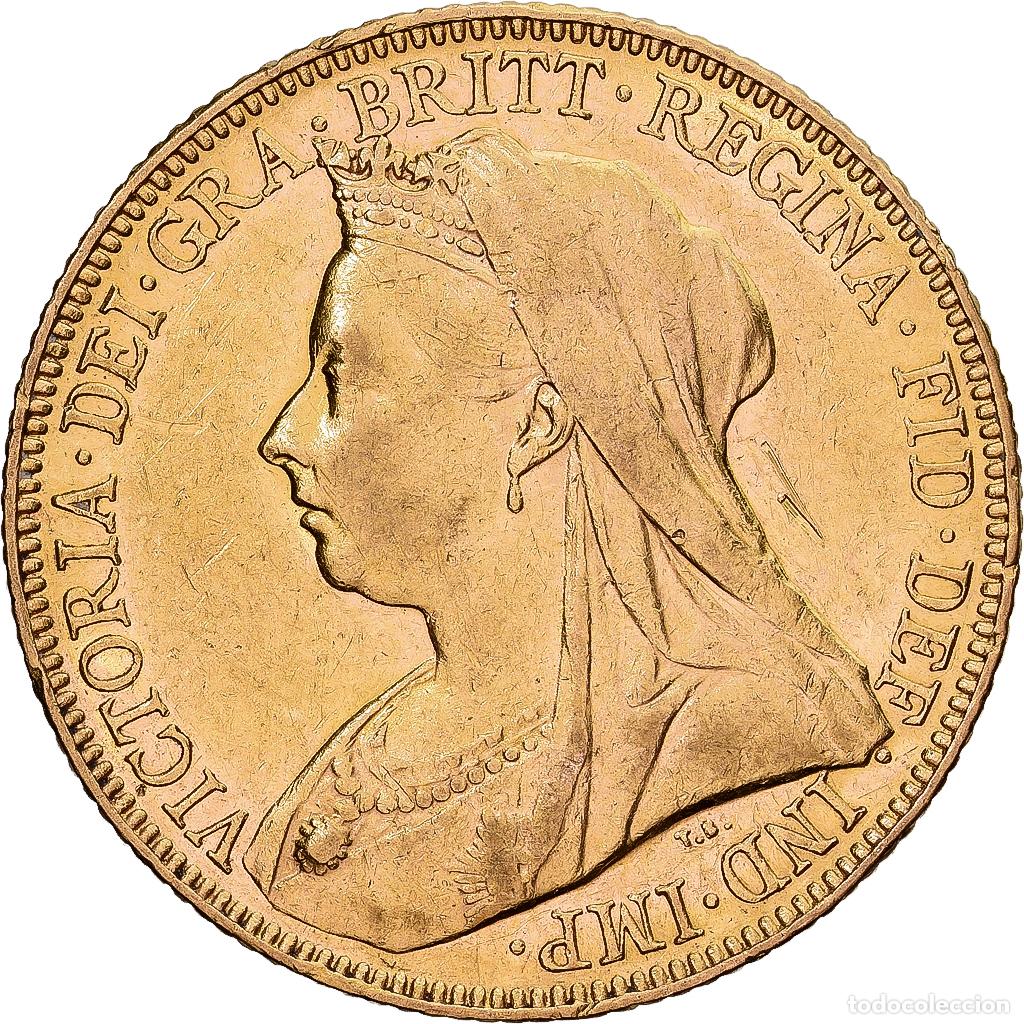 Monedas antiguas de Ocean&iacute;a: [#1551570] Australia, Victoria, Sovereign, 1901, Melbourne, Oro, EBC, KM:13