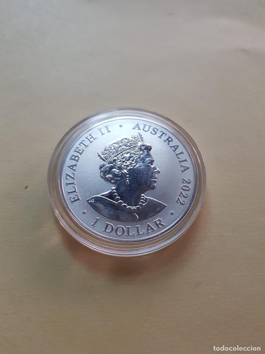 Monedas antiguas de Ocean&iacute;a: AUSTRALIA- 1 DOLAR-2022- 1 ONZA PLATA 0,999