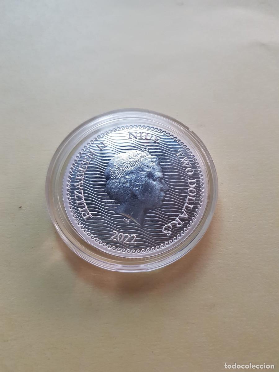 Monedas antiguas de Ocean&iacute;a: NIUE-2 DOLARES-2022- 1 ONZA PLATA 0,999