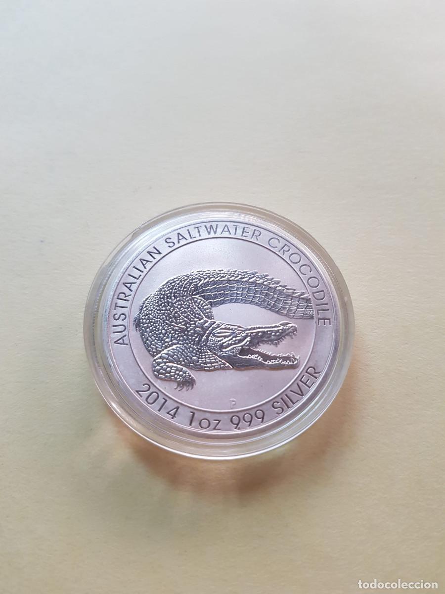 Monedas antiguas de Ocean&iacute;a: AUSTRALIA-1 DOLAR-2014- 1 ONZA PLATA 0,999