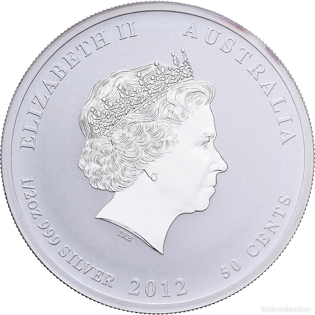 Monedas antiguas de Ocean&iacute;a: [#1214543] Australia, 50 Cents, Year of the Dragon, 2012, 1/2 Oz, Plata, FDC
