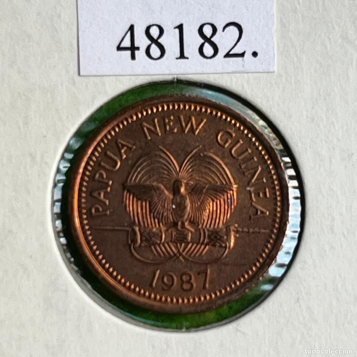 Monedas antiguas de Ocean&iacute;a: Pap&uacute;a Nueva Guinea, 1987 , 1 Toea