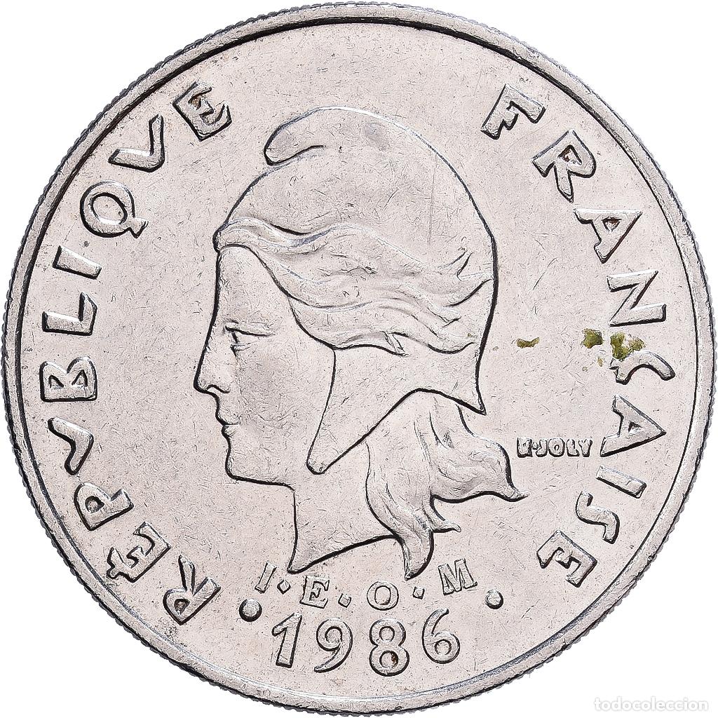 Monedas antiguas de Ocean&iacute;a: [#1214473] Nueva Caledonia, 20 Francs, 1986, Paris, N&iacute;quel, MBC, KM:12