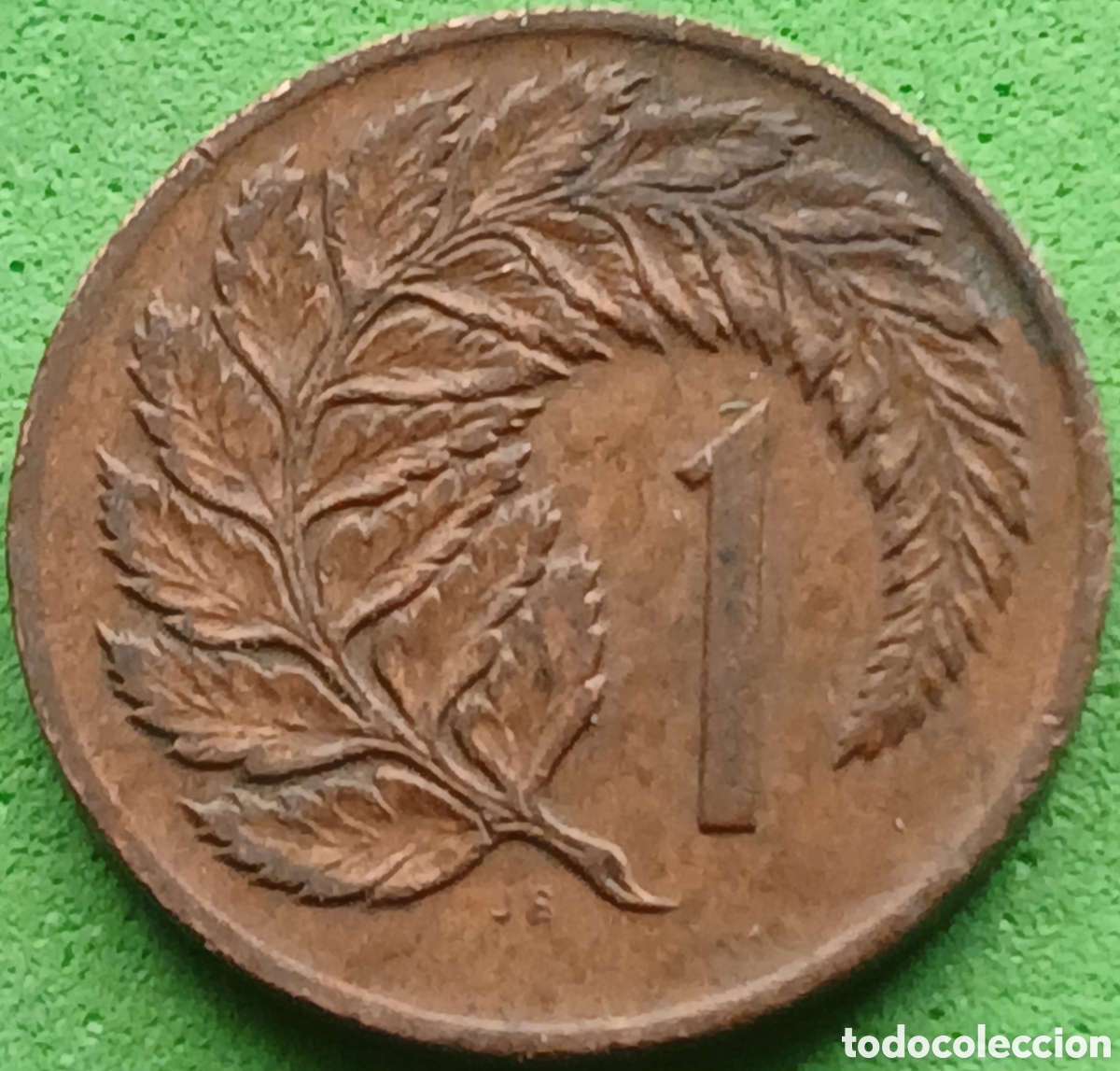 Monedas antiguas de Ocean&iacute;a: Nueva Zelanda 1 cent 1971 km#31