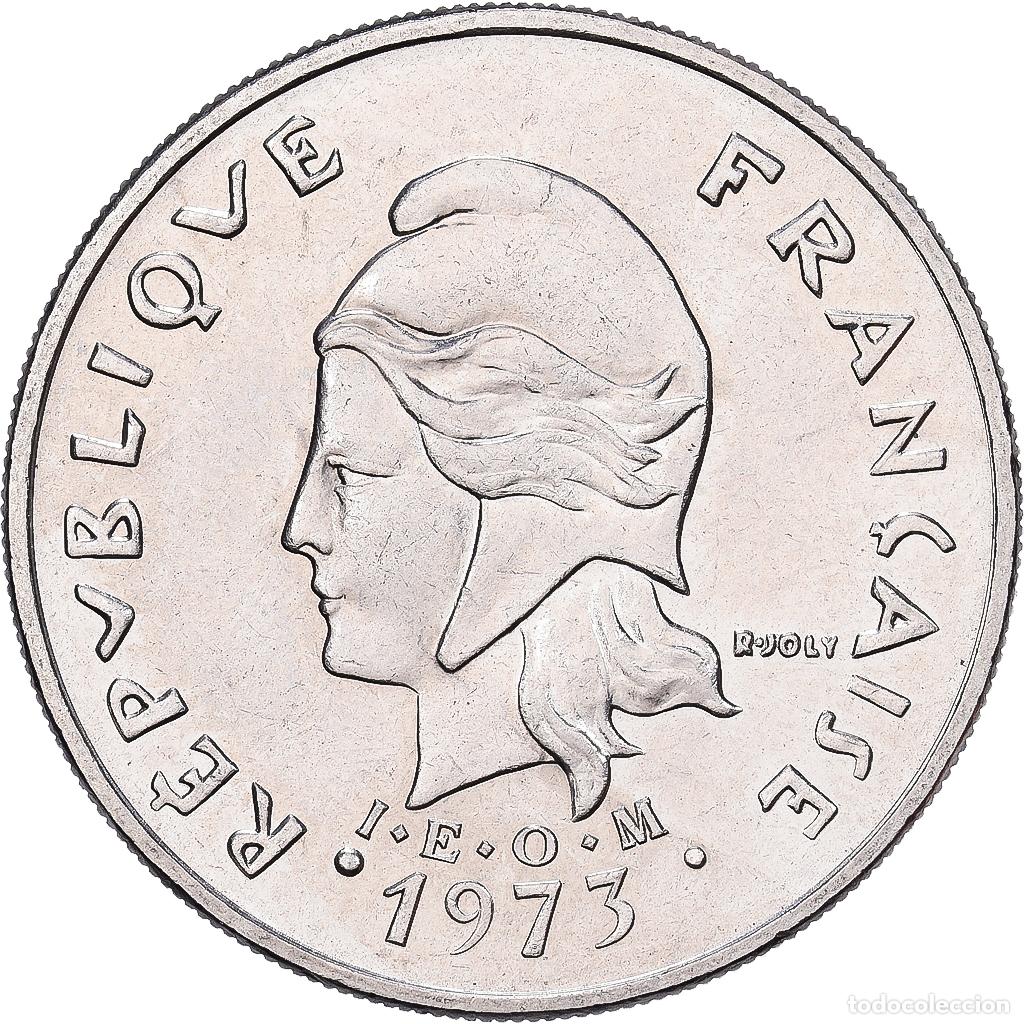 Monedas antiguas de Ocean&iacute;a: [#1513546] Polinesia francesa, 20 Francs, 1973, Paris, N&iacute;quel, EBC+, KM:9