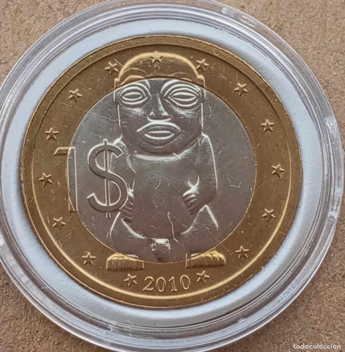 Alte M&uuml;nzen aus Ozeanien: LOTE 225 MONEDA BIMETALICA DE LAS ISLAS COOK (SIN CIRCULAR)
