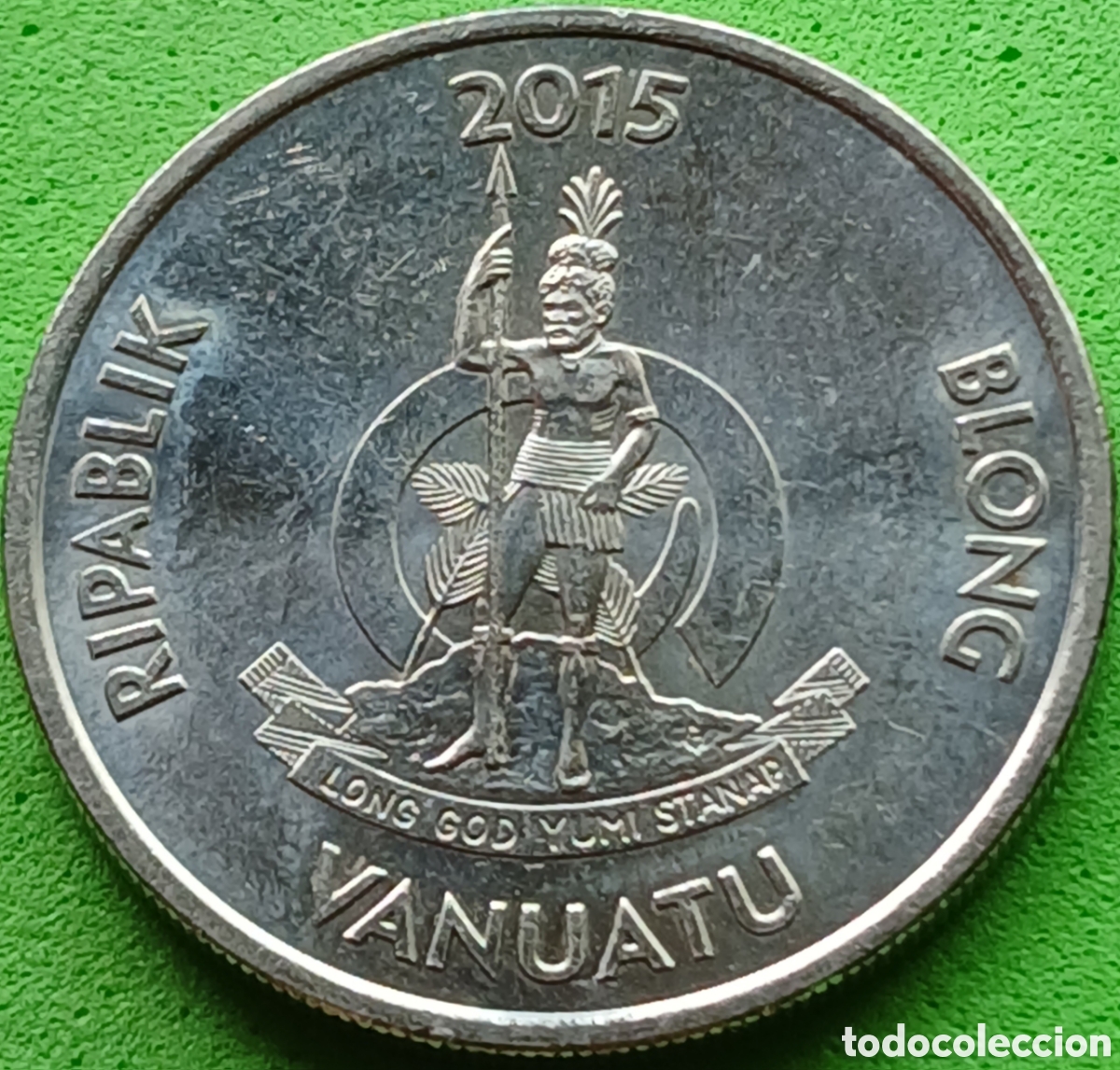 Monedas antiguas de Ocean&iacute;a: Vanuatu 20 vatu 2015 UC#3