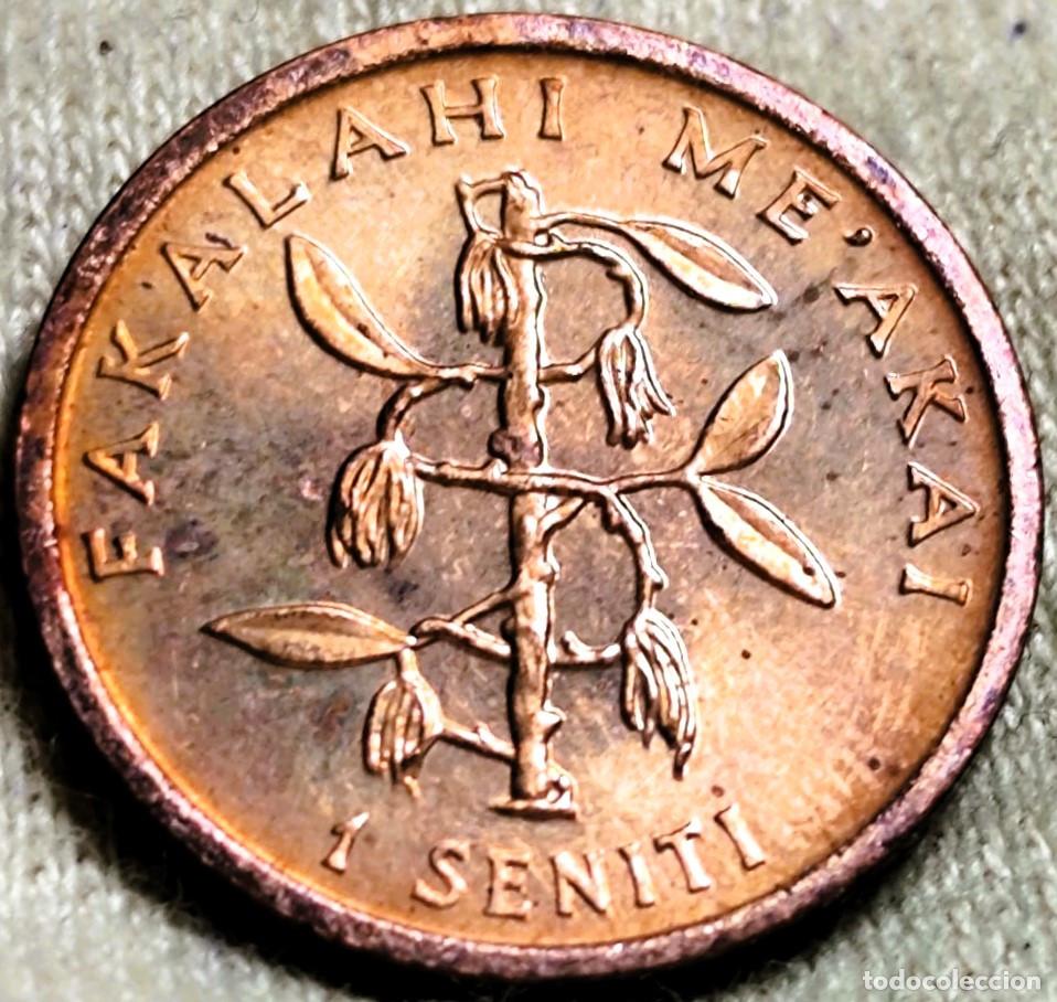 Alte M&uuml;nzen aus Ozeanien: Tonga &ndash; 1 Seneti 1990 &ndash; Sin Circular (SC) &ndash; Lote 2599