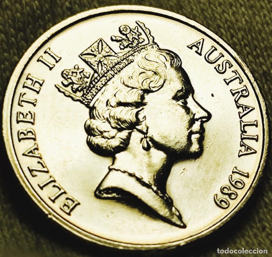 Alte M&uuml;nzen aus Ozeanien: Australia &ndash; 5 Cents 1989 &ndash; Sin Circular (SC) &ndash; Cupro-N&iacute;quel &ndash; Lote 2629