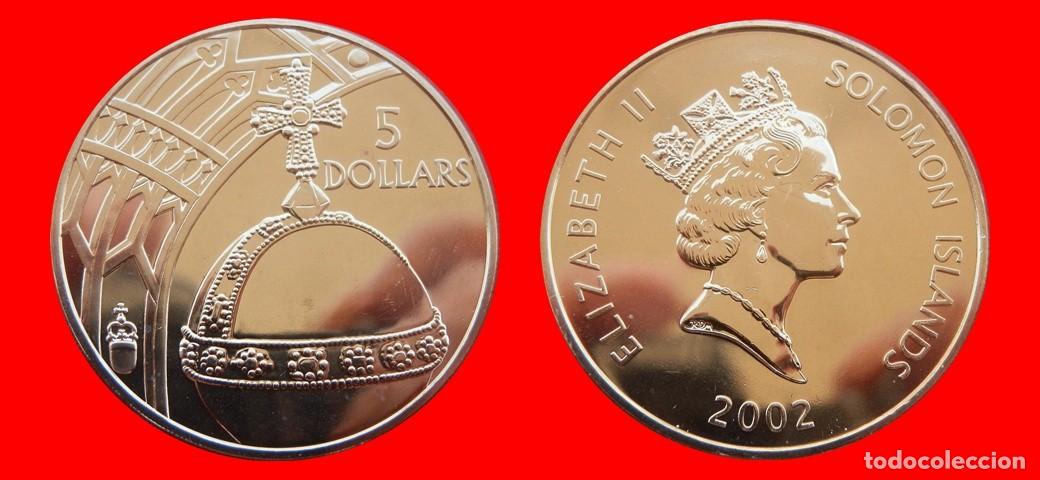 Monedas antiguas de Ocean&iacute;a: 5 DOLARES 2002 SIN CIRCULAR ISLAS SALOMON SOLOMON-9208SC