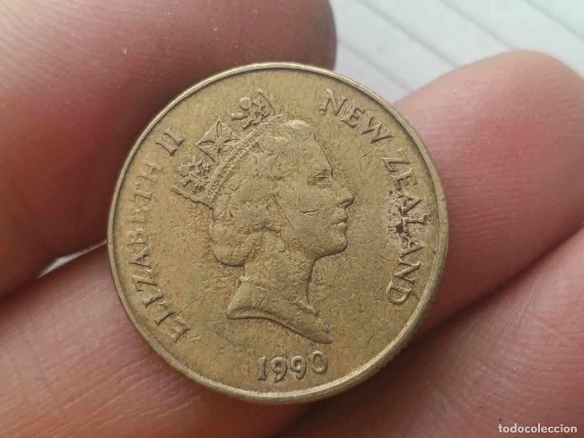 Monedas antiguas de Ocean&iacute;a: 1 DOLAR 1990 NUEVA ZELANDA - Foto 2