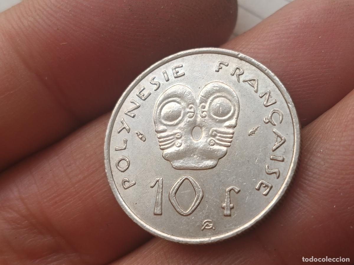 Monedas antiguas de Ocean&iacute;a: 10 FRANCOS, POLINESIA FRANCESA. 1975