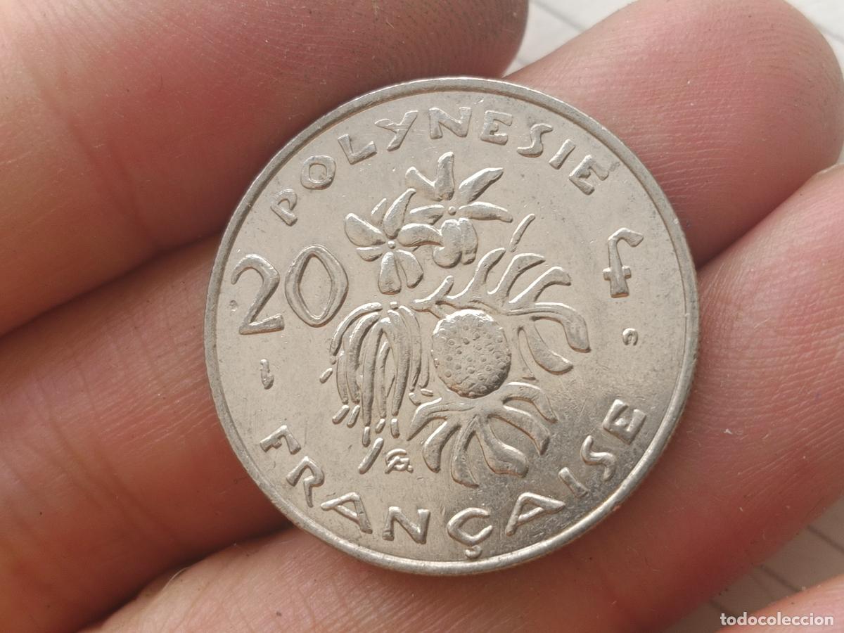 Monedas antiguas de Ocean&iacute;a: 20 FRANCOS 2001 POLINESIA