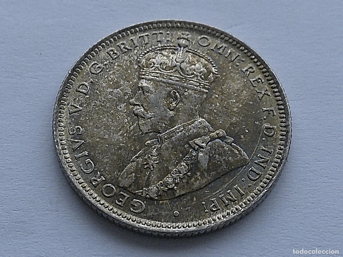 Monedas antiguas de Ocean&iacute;a: Australia chel&iacute;n de plata 1925 36ea28