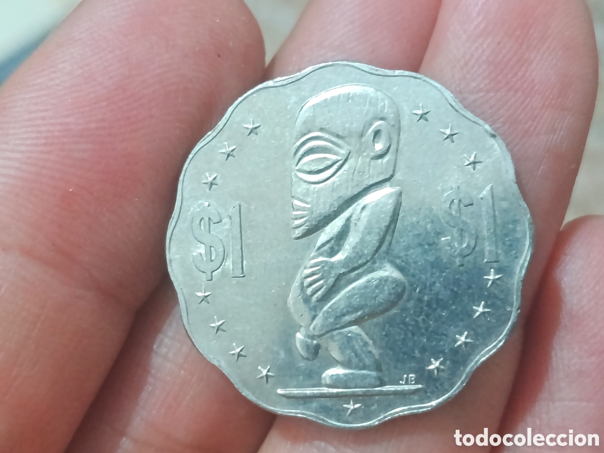 Monedas antiguas de Ocean&iacute;a: Islas Cook 1 dollar 2003