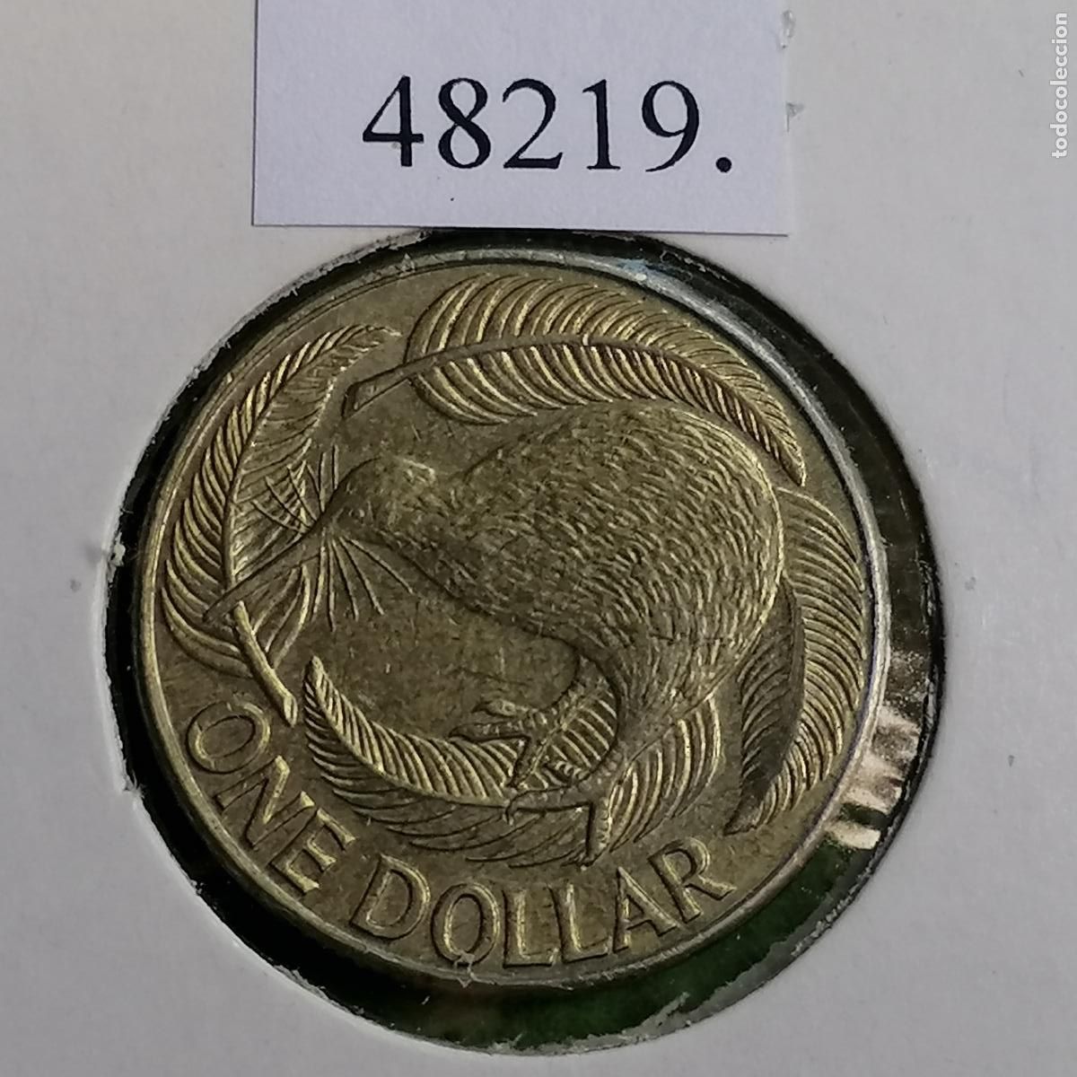 Monedas antiguas de Ocean&iacute;a: Nueva Zelanda 1 dolar 2010