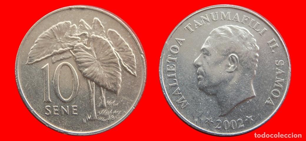 Monedas antiguas de Ocean&iacute;a: 10 SENE 2002 SAMOA-152893