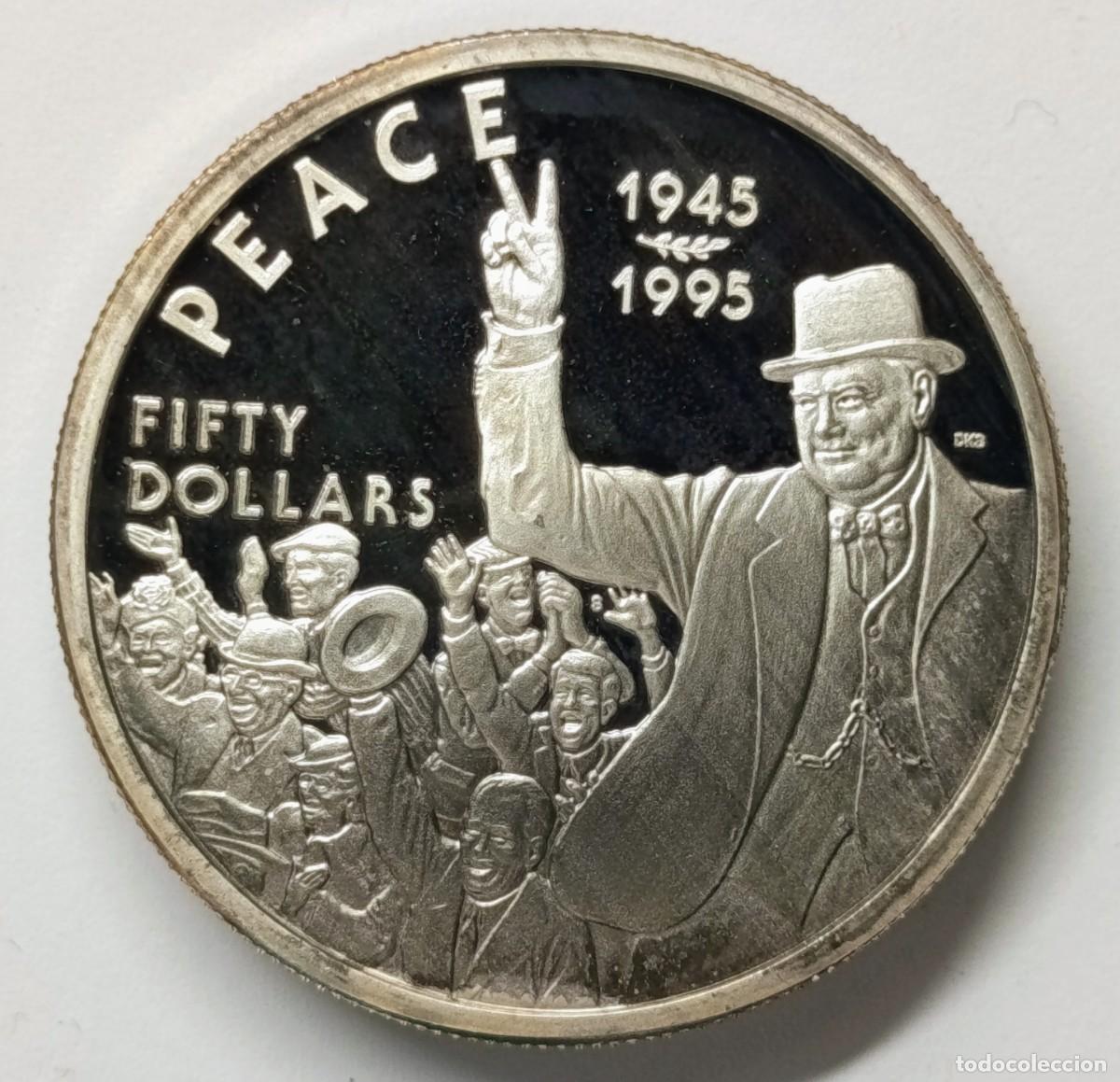 Old Coins of Oceania: REP&Uacute;BLICA DE ISLAS MARSHALL (16). 3 MONEDAS DE 50$. PLATA ,999. 1989. &ldquo;WW II&rdquo;