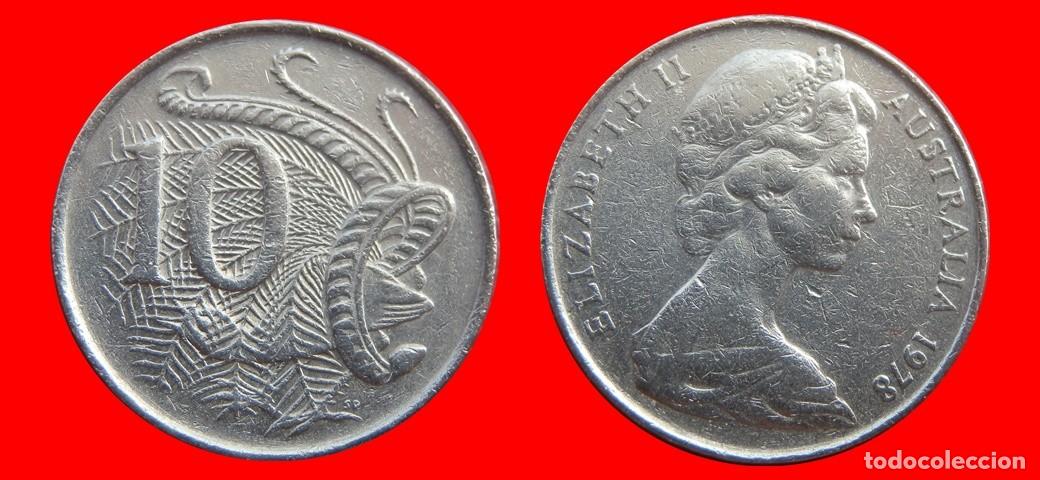 Monedas antiguas de Ocean&iacute;a: 10 CENTAVOS 1978 AUSTRALIA-153040