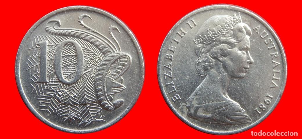 Monedas antiguas de Ocean&iacute;a: 10 CENTAVOS 1981 AUSTRALIA-153042