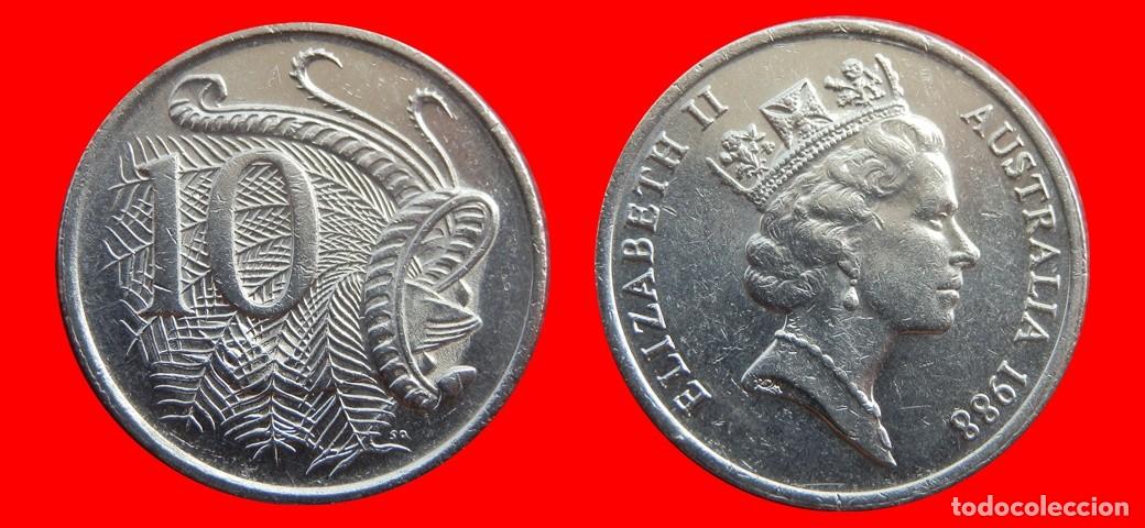 Monedas antiguas de Ocean&iacute;a: 10 CENTAVOS 1988 AUSTRALIA-153044