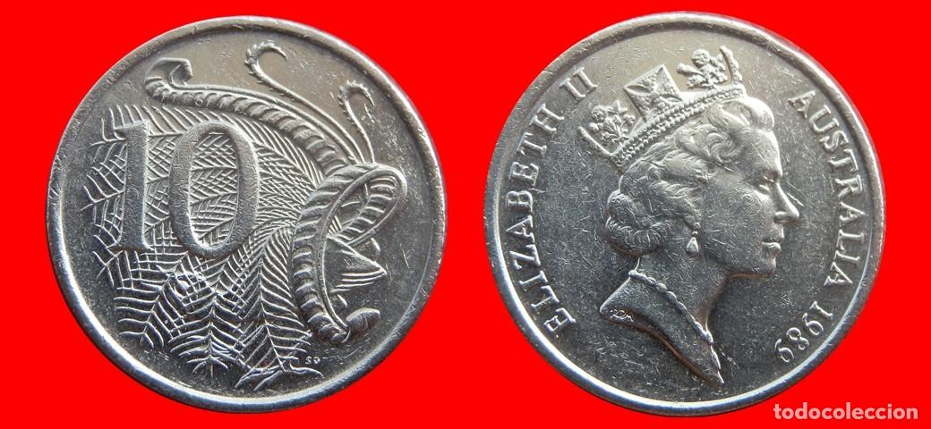 Monedas antiguas de Ocean&iacute;a: 10 CENTAVOS 1989 AUSTRALIA-153045