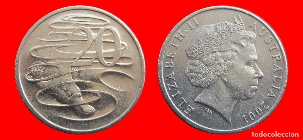 Monedas antiguas de Ocean&iacute;a: 20 CENTAVOS 2001 AUSTRALIA-153056