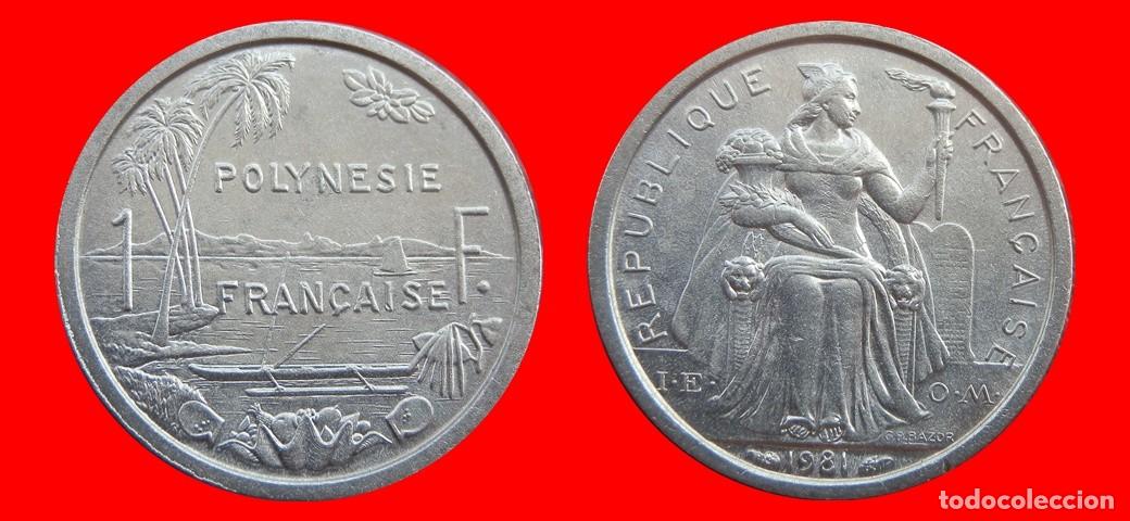 Monedas antiguas de Ocean&iacute;a: 1 FRANCO 1981 POLINESIA-153073