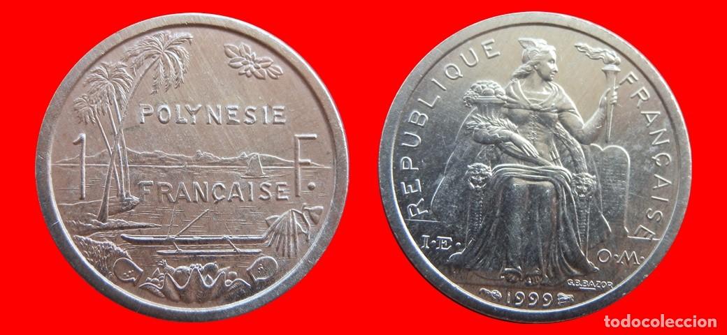 Monedas antiguas de Ocean&iacute;a: 1 FRANCO 1999 POLINESIA-153074