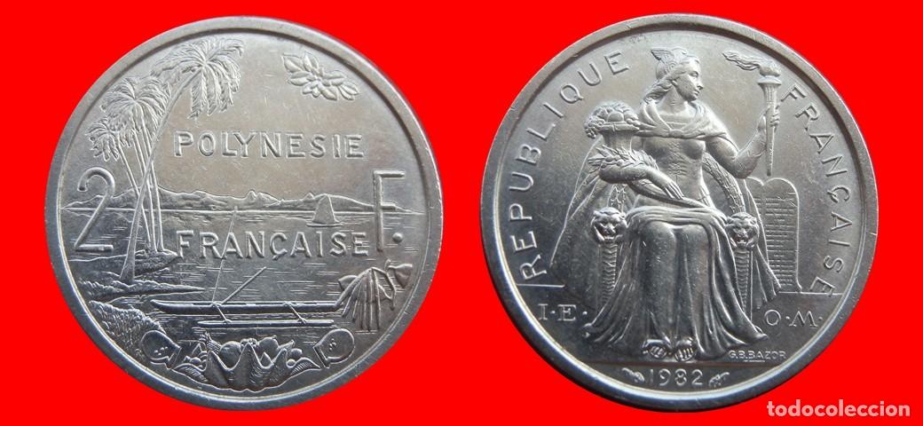 Monedas antiguas de Ocean&iacute;a: 2 FRANCOS 1982 POLINESIA-153075