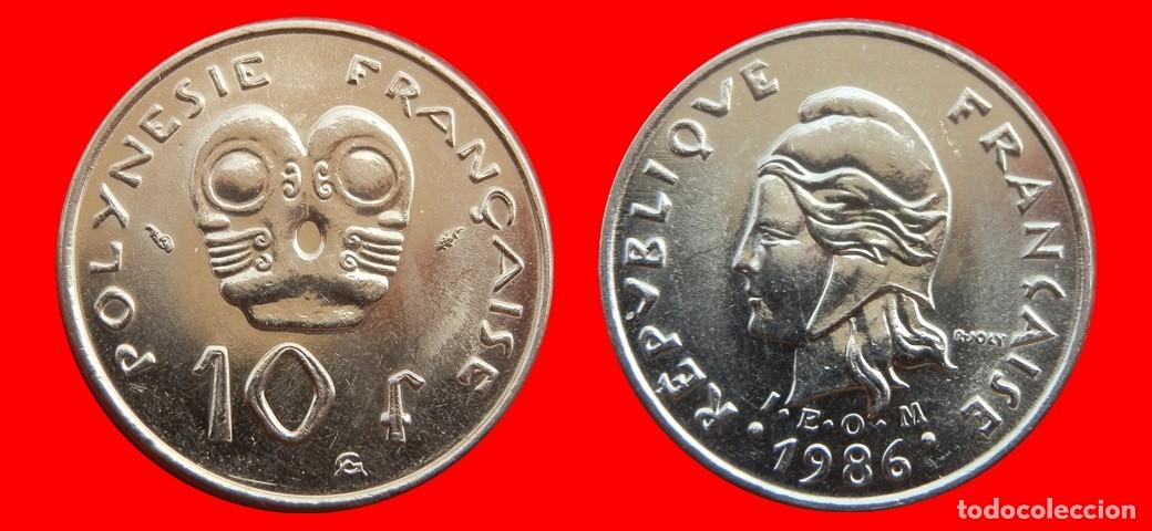 Monedas antiguas de Ocean&iacute;a: 10 FRANCOS 1986 POLINESIA-153079