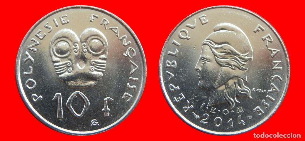 Monedas antiguas de Ocean&iacute;a: 10 FRANCOS 2014 POLINESIA-153081