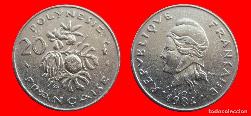 Monedas antiguas de Ocean&iacute;a: 20 FRANCOS 1984 POLINESIA-153082