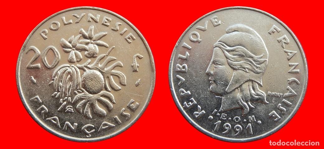 Monedas antiguas de Ocean&iacute;a: 20 FRANCOS 1991 POLINESIA-153083