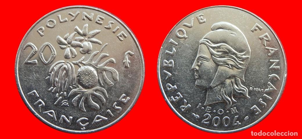 Monedas antiguas de Ocean&iacute;a: 20 FRANCOS 2004 POLINESIA-153084