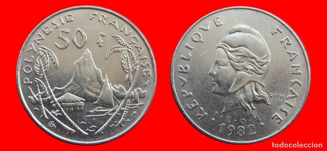 Monedas antiguas de Ocean&iacute;a: 50 FRANCOS 1982 POLINESIA-153085