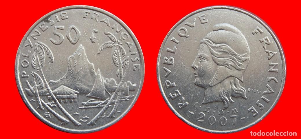 Monedas antiguas de Ocean&iacute;a: 50 FRANCOS 2007 POLINESIA-153087