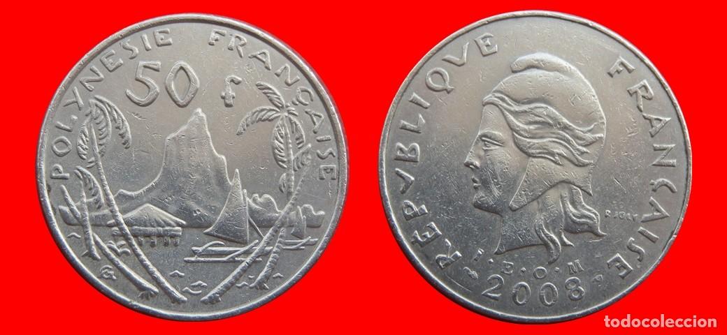 Monedas antiguas de Ocean&iacute;a: 50 FRANCOS 2008 POLINESIA-153088