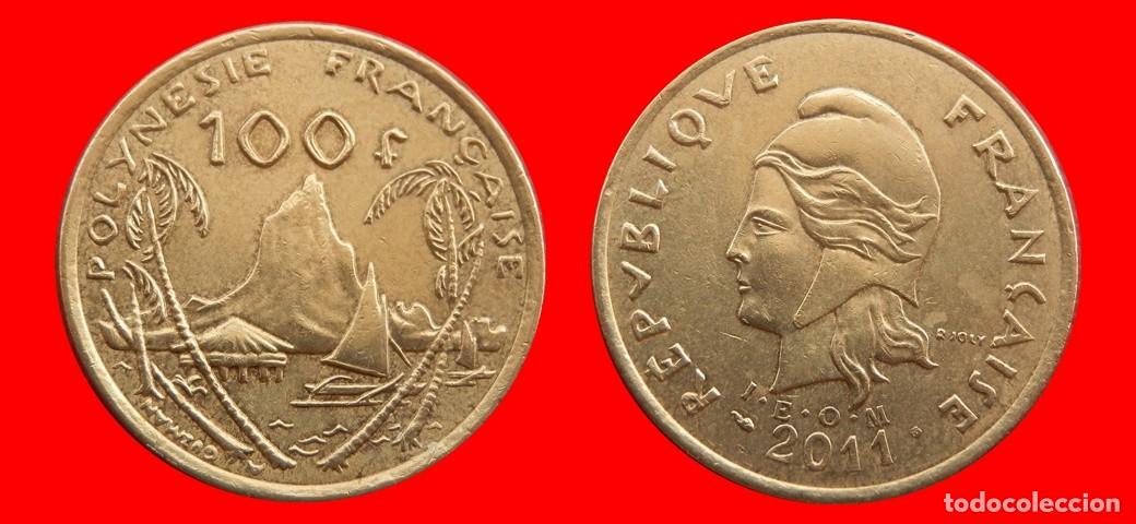 Monedas antiguas de Ocean&iacute;a: 100 FRANCOS 2011 POLINESIA-153091
