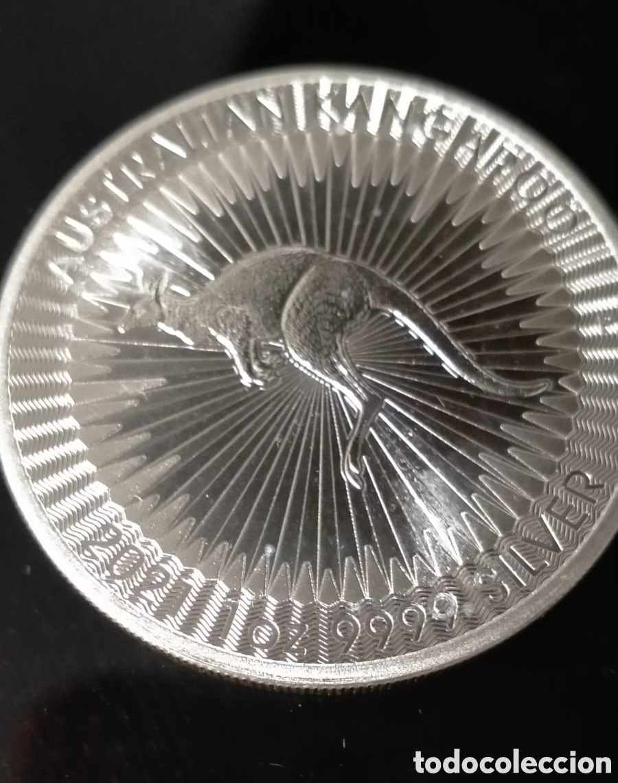 Monedas antiguas de Ocean&iacute;a: Lote 2 onzas de plata Australiana