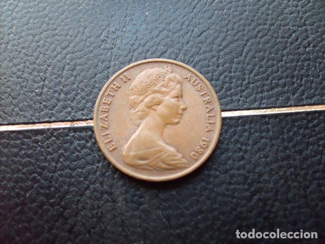 Monedas antiguas de Ocean&iacute;a: AUSTRALIA 1 CENT 1980