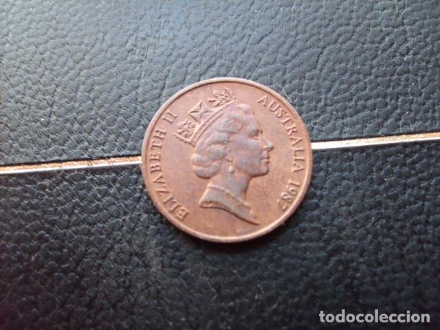 Monedas antiguas de Ocean&iacute;a: AUSTRALIA 1 CENT 1987