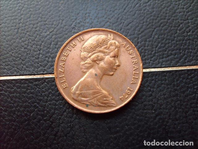 Monedas antiguas de Ocean&iacute;a: AUSTRALIA 2 CENTS 1974