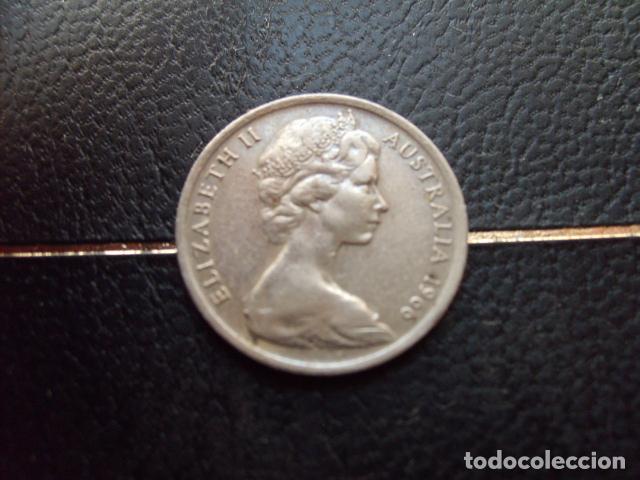 Monedas antiguas de Ocean&iacute;a: AUSTRALIA 5 CENTS 1966