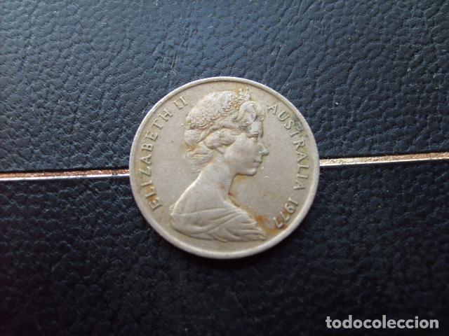 Monedas antiguas de Ocean&iacute;a: AUSTRALIA 5 CENTS 1977